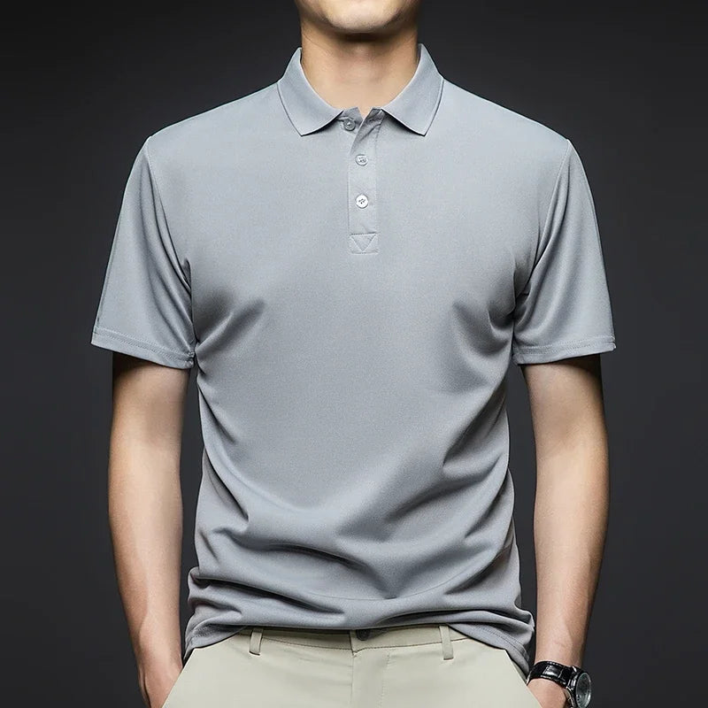 Solid Short Sleeved Polo