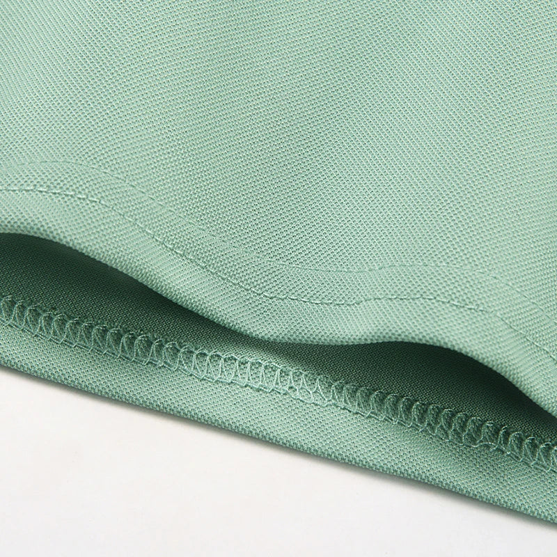 Solid Short Sleeved Polo