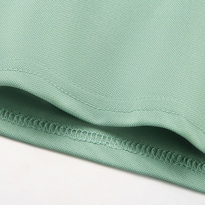 Solid Short Sleeved Polo