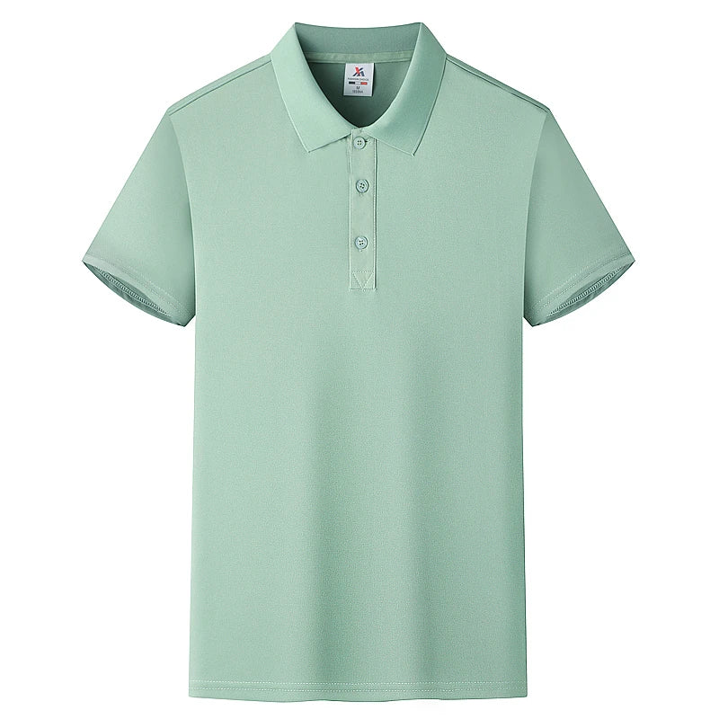 Solid Short Sleeved Polo