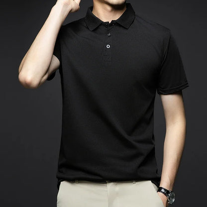 Solid Short Sleeved Polo