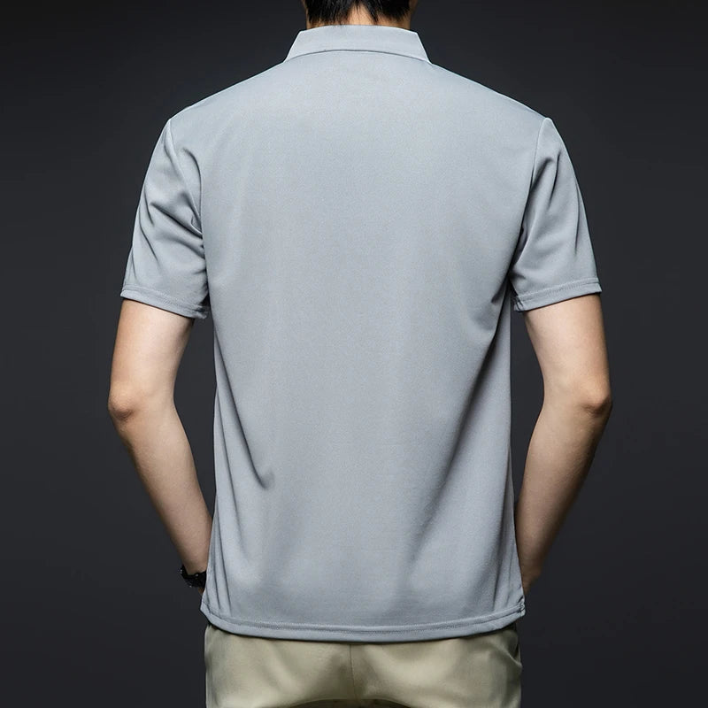 Solid Short Sleeved Polo