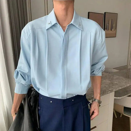 Collar Oversized Long Sleeve