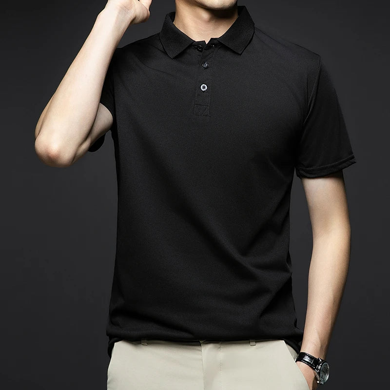 Solid Short Sleeved Polo