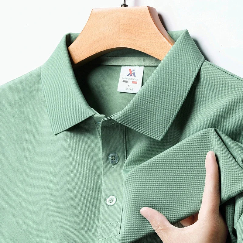 Solid Short Sleeved Polo