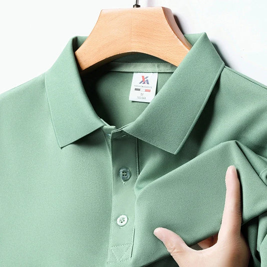 Solid Short Sleeved Polo
