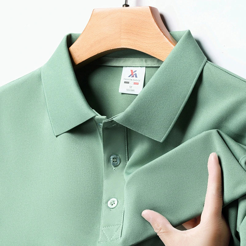 Solid Short Sleeved Polo
