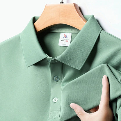 Solid Short Sleeved Polo