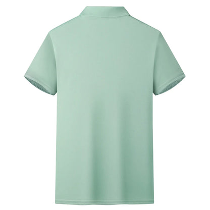 Solid Short Sleeved Polo