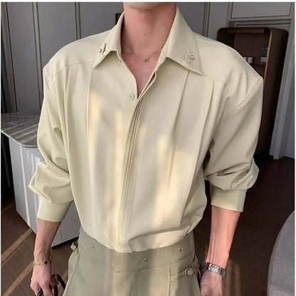 Collar Oversized Long Sleeve