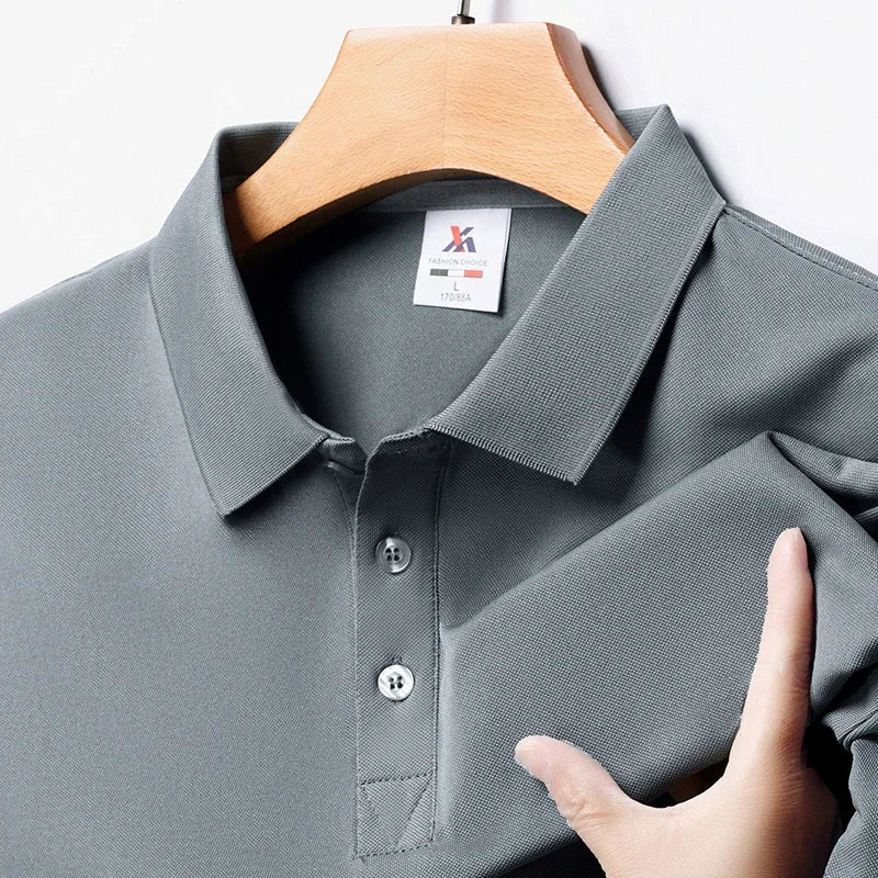 Solid Short Sleeved Polo