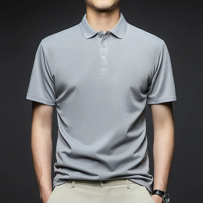 Solid Short Sleeved Polo