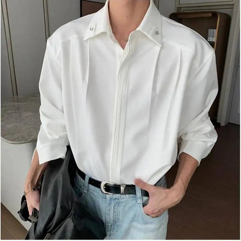 Collar Oversized Long Sleeve