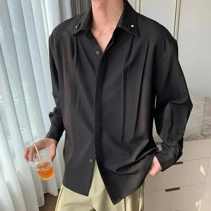 Collar Oversized Long Sleeve