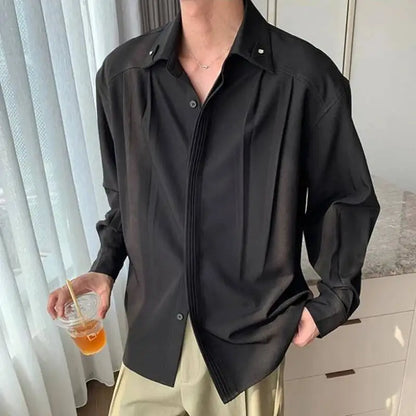 Collar Oversized Long Sleeve